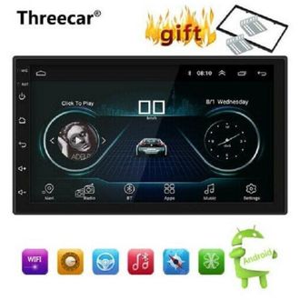 Trade Shop Trade Shop Traesio - Autoradio Doppio Din Android 8.1 Navigatore Gps Mirror Link Bluetooth Stereo