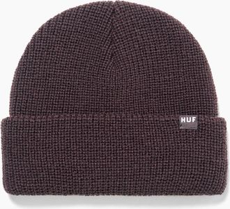 HUF Mens HUF Light Plum Set Usual Beanie Hat - Brown - Size: ONE size