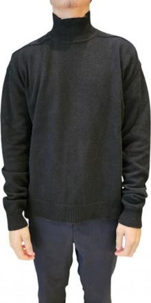 Rick Owens Sweater met opstaande kraag - Heren - Coltruien - Zwart - S - Wol - Truien & Vesten