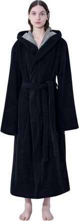 Rick Owens Badjas voor het strand - Dames - Badjassen - Zwart - L - Katoen - Nachtkleding