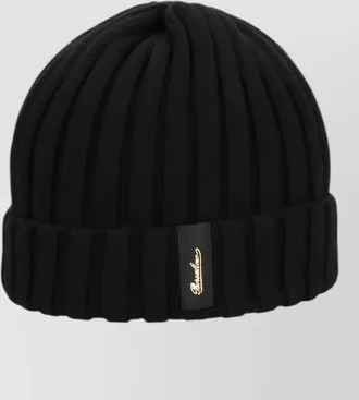 Borsalino ribbed cashmere beanie