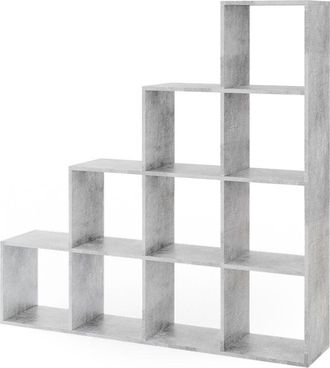 Vicco Scaffale per scale, Calcestruzzo, 142.5 x 140 cm