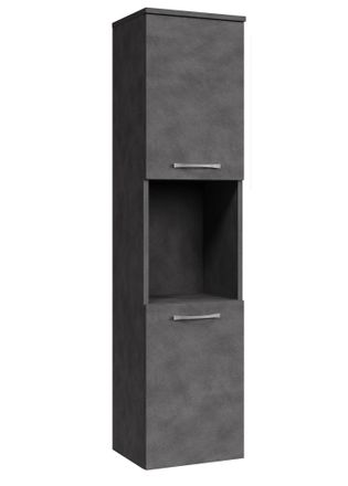 Badplaats Columna De Ba&ntilde;o Montreal 30 X 30 X 131 Cm - Gris Oscuro - Mueble