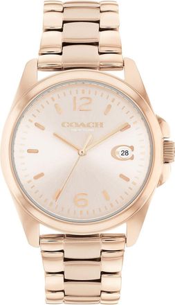 Coach Womens Greyson Rose gold Dial Watch