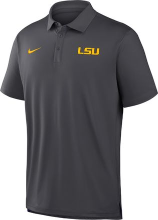 Nike LSU Tour Nike Mens Dri-FIT College Polo in Grey | 04PF91AALSN-KAR