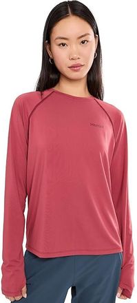 Marmot Windridge Long Sleeve Womens Clothing Dried Rose : XL, Elastane/Polyester