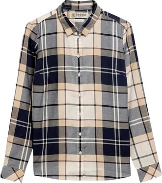 Barbour Bredon Shirt - Dames - Overhemden - Veelkleurig - M - Katoen - Overhemden