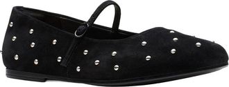 Clarks Livia Stud Suede Mary Jane Flat
