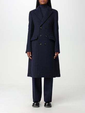 Bottega Veneta Womens Double Breasted Wool Coat - Dark Blue - Size EU 38 (Womens)