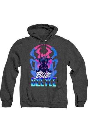 Gildan Blue Beetle (2023) Silhouette Adult Heather Hoodie / Hooded Sweatshirt