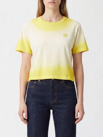 Gucci T-shirt in cotone con stampa tie-dye e motivo GG Monogram