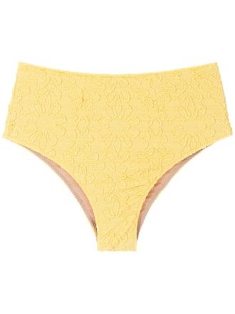 Clube Bossa Slip bikini Casall effetto jacquard - Giallo