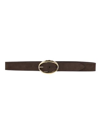 Orciani Sveva Nabucco Double Slim Nubuck Leather Belt