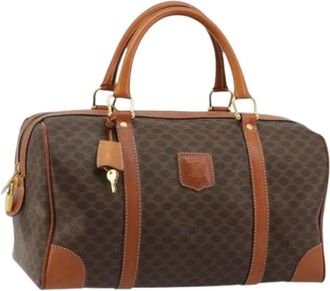 Celine Pre-owned Boston Bag - Dames - Vintage Handtas - Bruin - ONE Size - Leer - Vintage