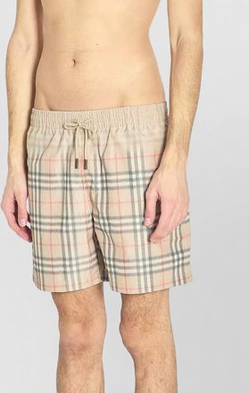 Burberry checked swim shorts