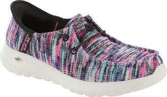 Skechers Womens Hands Free Slip-ins Go Walk Joy Moc Toe Casual Shoe Sneaker, Black Multi, 6.5 UK