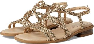 Life Stride Reagan Womens Wedge Shoes Gold Metallic : 9.5 M (B), Faux Leather