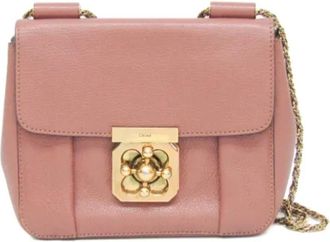 Chloé Pre-owned Shoulder Bags, female, Pink, Size: ONE SIZE Pre-owned Leather shoulder-bags