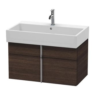 Duravit Duravit Vero Air Mueble De Pared 78,4 X 43,1 Cm, 1 Caj&oacute;n, 1 Extra&iacute;ble, Para Vero Air 235080, Color (frente/cuerpo): Decoraci&oacute;n Casta&ntilde;o Oscuro - Va6507