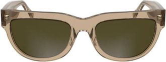 Calvin Klein Green Cat Eye Ladies Sunglasses CKJ25600S 208 54
