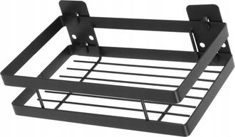 OEM Estante Ba&ntilde;o Metal Negro Drenaje