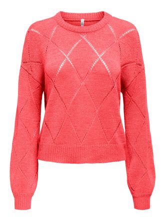 Only ONLGEENAS LS STRUCTURE O-NECK CC KNT