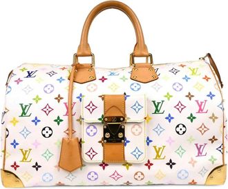 Louis Vuitton x Takashi Murakami Borsa a mano Speedy 40 2011 - Bianco