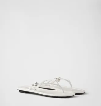 Prada Leather thong sandals