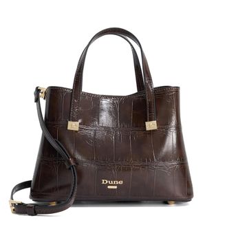 Dune London Womens Accessories Dominantly - Long Handle Tote - Brown - One Size