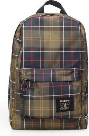 Barbour Tartan rugzak voor stijlvolle avonturen - Heren - Rugzakken - Veelkleurig - ONE Size - Polyester - Tassen