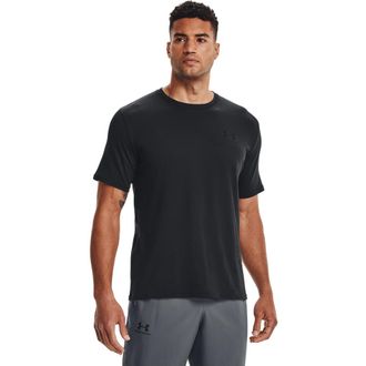 Under Armour T-Shirt UNDER ARMOUR UA M SPORTSTYLE LC SS, Herren, Gr. 4XL, schwarz, Obermaterial: 60% Baumwolle, 40% Polyester, normal, Rundhals, Shirts T-Shirt, Ku