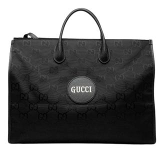 Gucci Pre-owned Off the Grid Tote Bag - Dames - Vintage Shopper - Zwart - ONE Size - Leer - Vintage