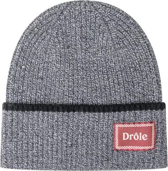 Dr&ocirc;le de Monsieur Le Bonnet Laine - Heren - Hoeden - Grijs - ONE Size - Wol - Accessoires