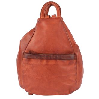 Harbour 2nd Cityrucksack HARBOUR 2ND Xander, Herren, Gr. B/H/T: 32cm x 31cm x 11cm, braun (cognac), Rindsleder, Rucks&auml;cke Cityrucksack