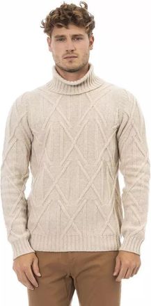 Alpha Studio Merino Wool Turtleneck Sweater