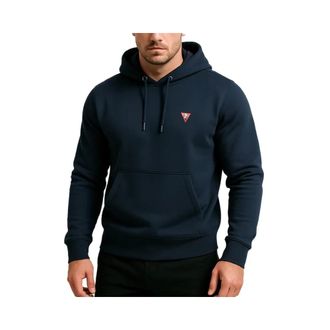 Guess Heren, Sweatshirts & Hoodies, Blauw, Maat: S