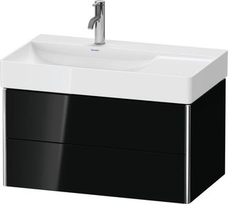 Duravit Xsquare Mueble De Ba&ntilde;o De Pared 78,4x46,0 Cm, 2 Cajones, - Duravit