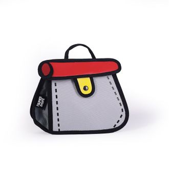 Generic Paperdope SliceTote - 2D Cartoon Tote Bag Kawaii Comic Style Handbag | Unique Quirky 2D Art Shoulder Bag for Women & Teen Girls, Cartoon bag tote 2d a