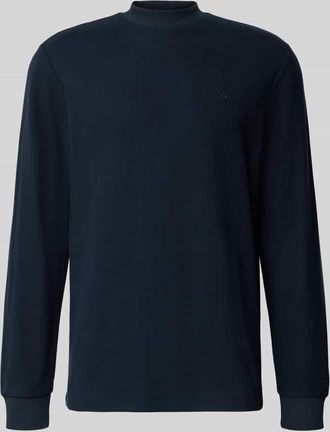 Boss Orange by Hugo Boss BOSS Orange Regular Fit Langarmshirt aus reiner Baumwolle Modell EXPLORER in Marine, Größe XXXL