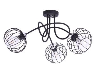 OEM L&aacute;mpara Colgante De Techo De Metal Cromado Loft Edison