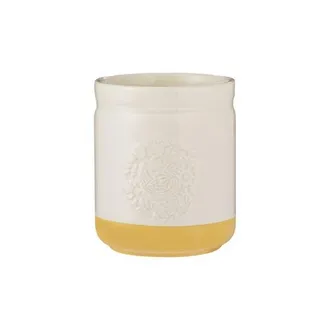 Mason Cash Home to Roost Utensil Crock, 6 x 5 in Yellow at Nordstrom