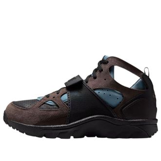 Nike Air Trainer Huarache Black Smokey Blue Velvet Brown IB0497-001