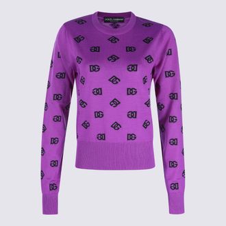 Dolce & Gabbana Purple Knitwear