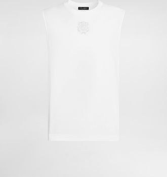 Dolce & Gabbana Canotta - Man T-shirts And Polos White 44