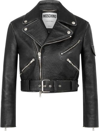 Moschino Giacca biker - Nero