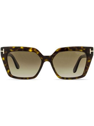 Tom Ford Eyewear Occhiali da sole Winona cat-eye - Marrone