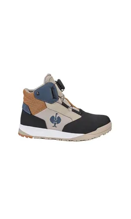 Strauss Murcia 6 Steel Toe Work Boot in Black/dolphingrey/almondbrown at Nordstrom, Size 11.5