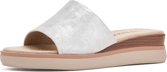 Vaneli Honna Womens Sandals White Lisa : 8.5 N (AA), Leather