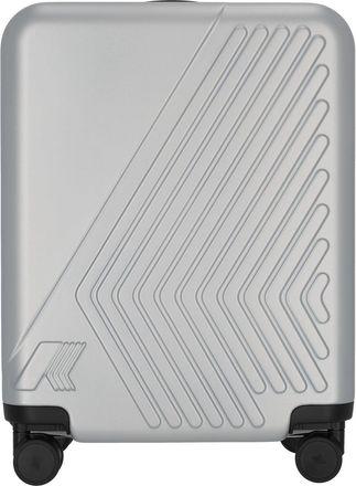 K-Way Compact Hard-Shell Eudoxie Trolley with Embossed Patterns