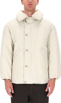Christophe Lemaire Light Neutral Blouson Oversized Jacket